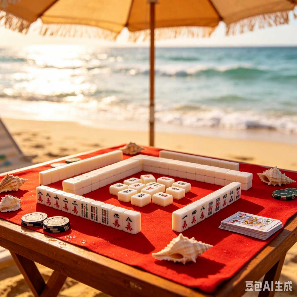 modern text mahjong tiles